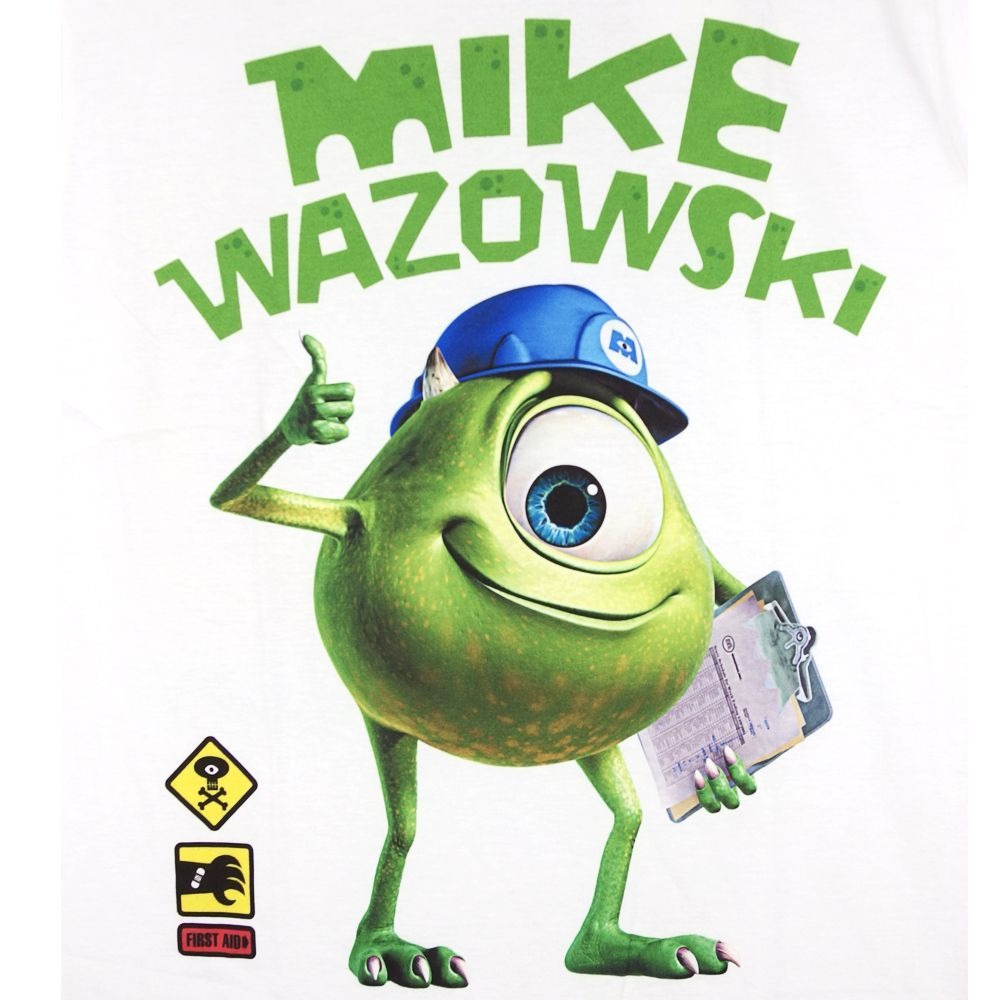 モンスターズインク Monsters Inc Tシャツ ホワイト サリー マイク
