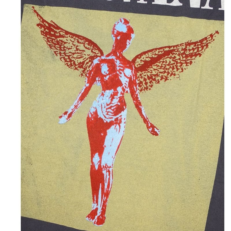 NIRVANA ニルバーナ Tシャツ IN UTERO グレー ニルヴァーナ バンドT