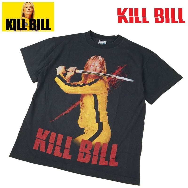 キルビル KILL BILL Tシャツ 半袖 映画T ブラック Lサイズ
