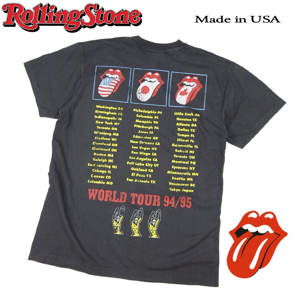 ROLLING STONES ローリングストーンズ Tシャツ ブラック Lサイズ