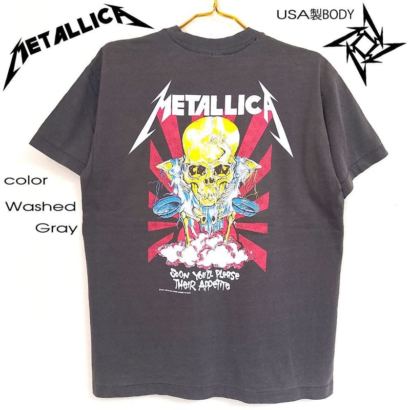 アメリカ製 METALLICA メタリカ Tシャツ チャコール Lサイズ