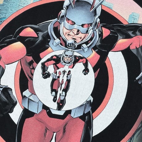MARVEL マーベル Tシャツ アントマン メンズ ANTMAN 半袖 映画T アメコミ アベンジャーズ ドクターストレンジ キャプテンアメリカ キャラクター プリント ブラック eplus1153