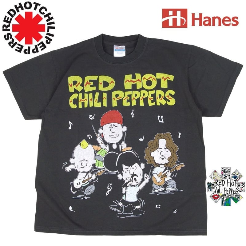 RED HOT CHILIPEPPERS レッドホットチリペッパーズ Tシャツ チャコール
