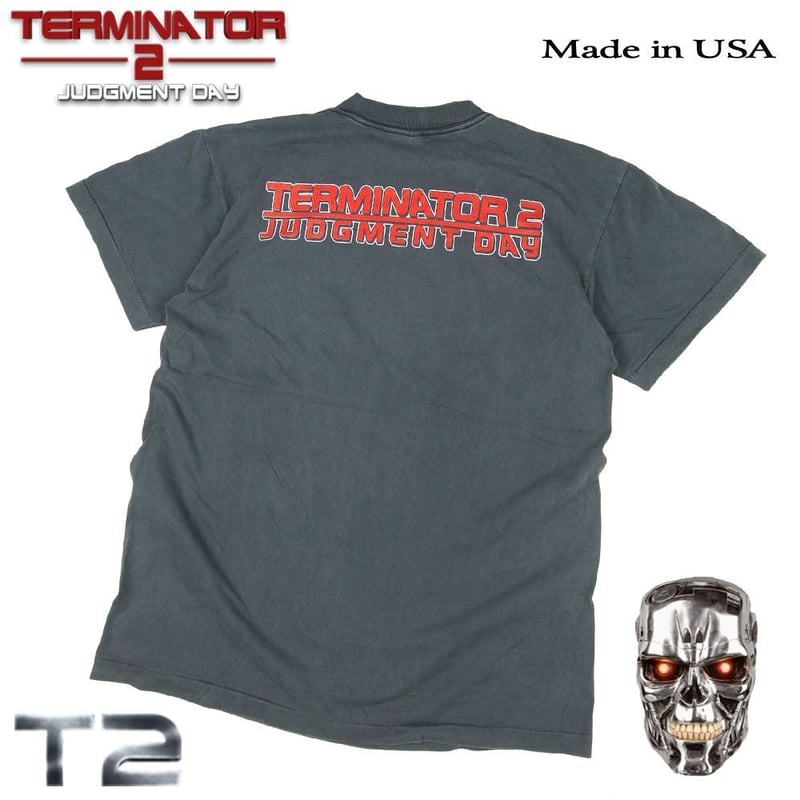 TERMINATER 2 ターミネーター Tシャツ 1991年 ムービーT USA製 チャコー