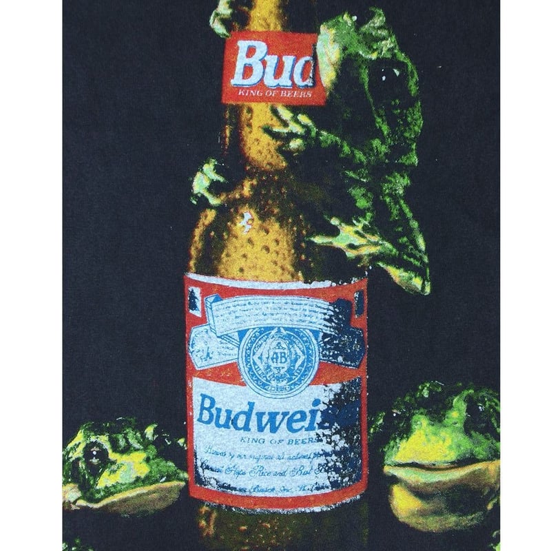 Budweiser バドワイザー Tシャツ ブラック Lサイズ 半袖 アメリカ