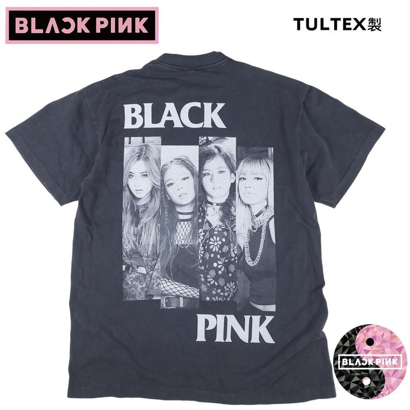 ロゼ着用 会場限定 BLACKPINK ソウルコン シャツMサイズ black BLACKPINK ブラックピンク Tシャツ ブルピン blackpink ブラック L