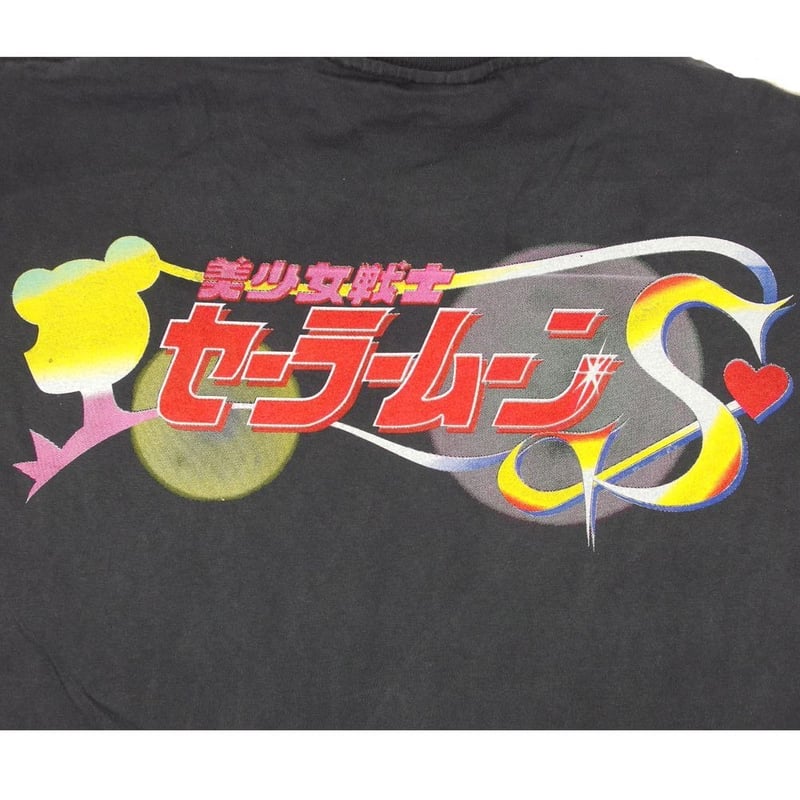 美少女戦士 セーラームーン Tシャツ USA製 アニメ ブラック Lサイズ