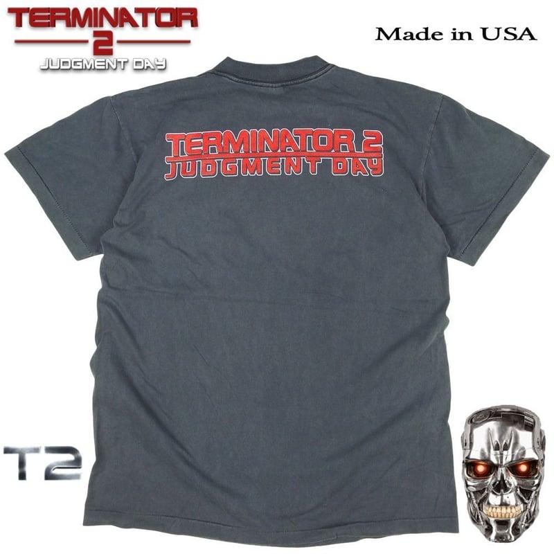 TERMINATER 2 ターミネーター Tシャツ 1991年 ムービーT USA製 チャコー