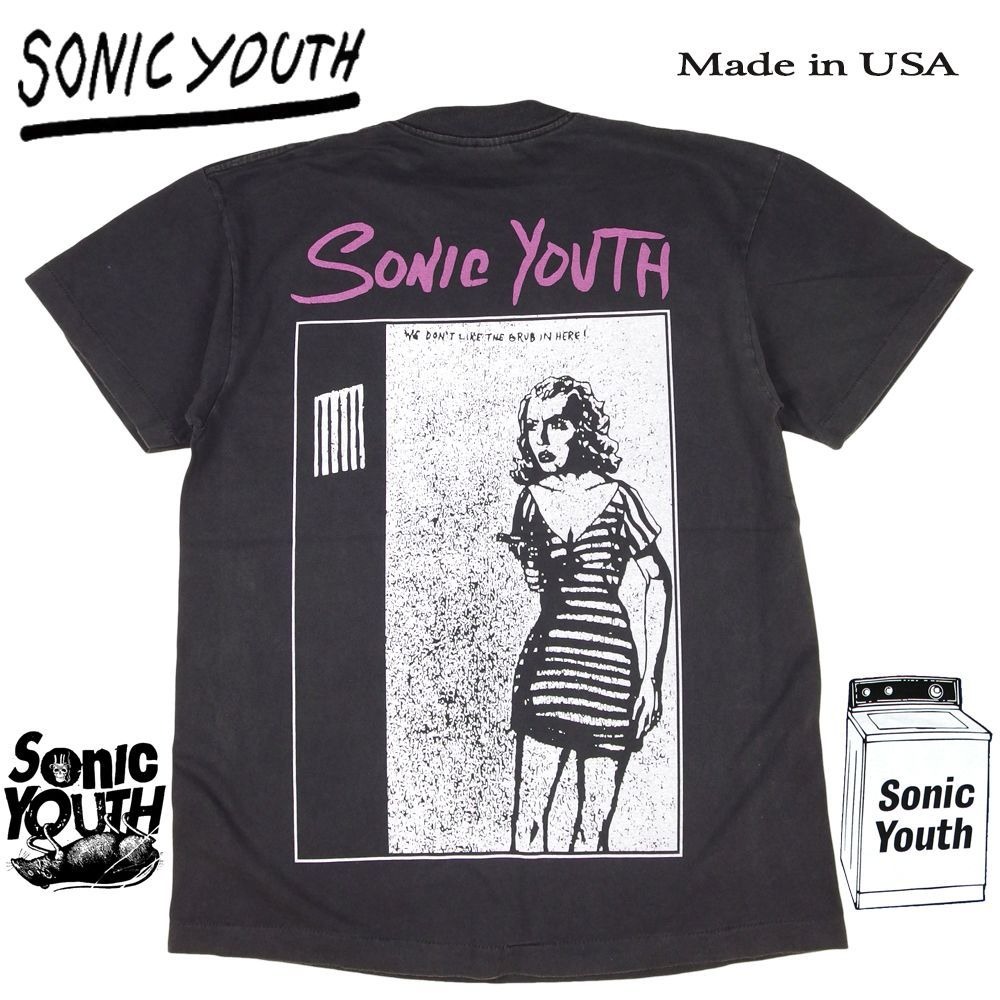 Sonic Youth ソニックユース ヴィンテージ Tシャツ L バンド 古着 fit=scale-down,w=1200