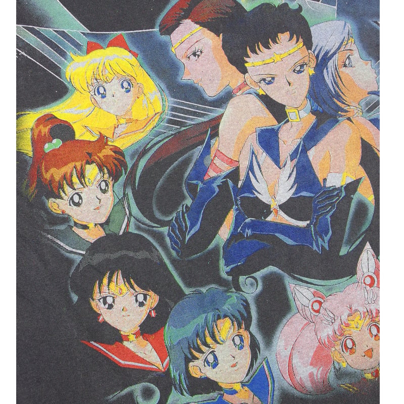 美少女戦士 セーラームーン Tシャツ アニメ ブラック Lサイズ 半袖