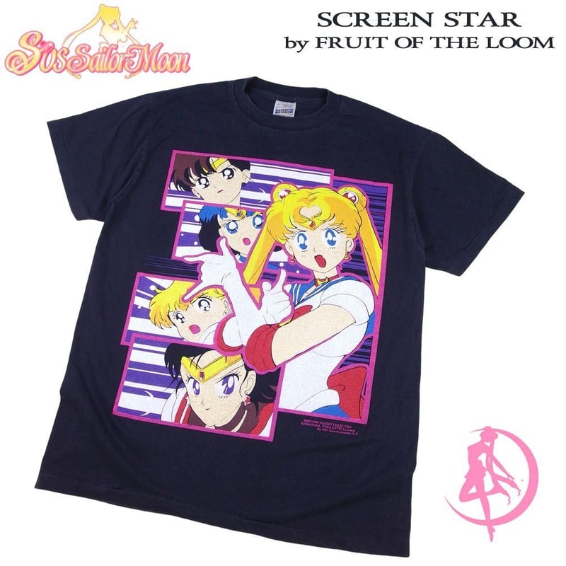 美少女戦士 セーラームーン Tシャツ アニメ ブラック Lサイズ