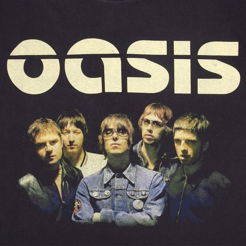 oasis オアシス Tシャツ OASIS ブラック Lサイズ ロックバンド ロック
