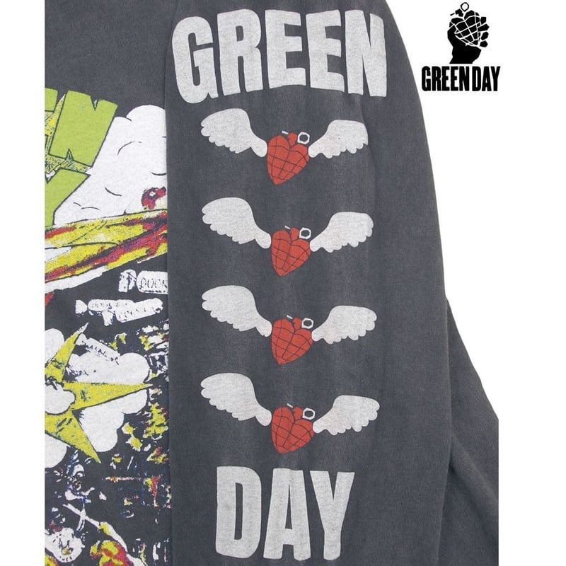 GREEN DAY グリーンデイ ロンT 長袖 Tシャツ ブラック Lサイズ dookie l
