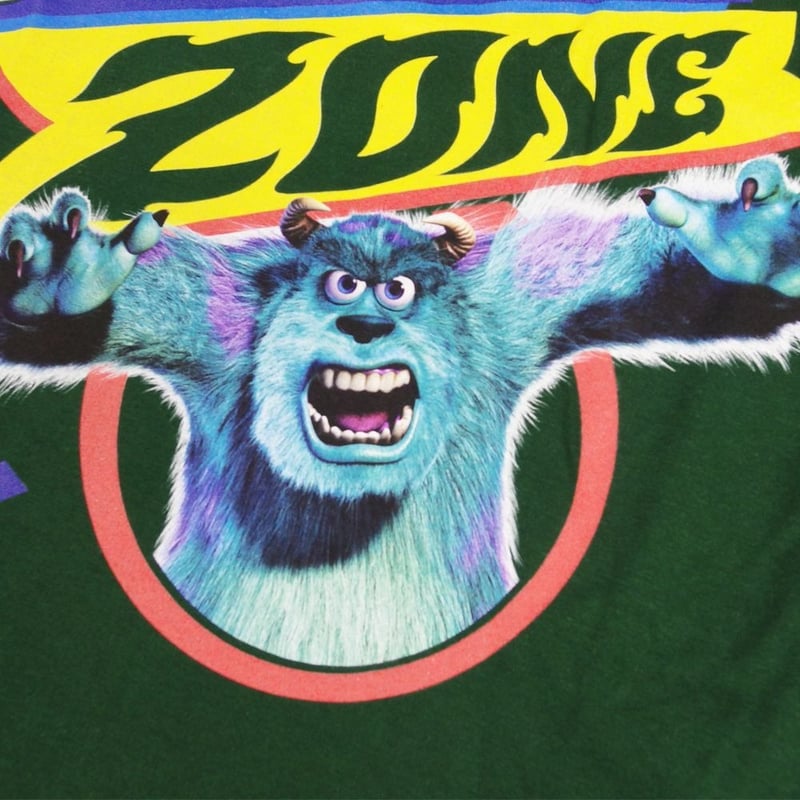 モンスターズインク Monsters Inc Tシャツ グリーン サリー マイク