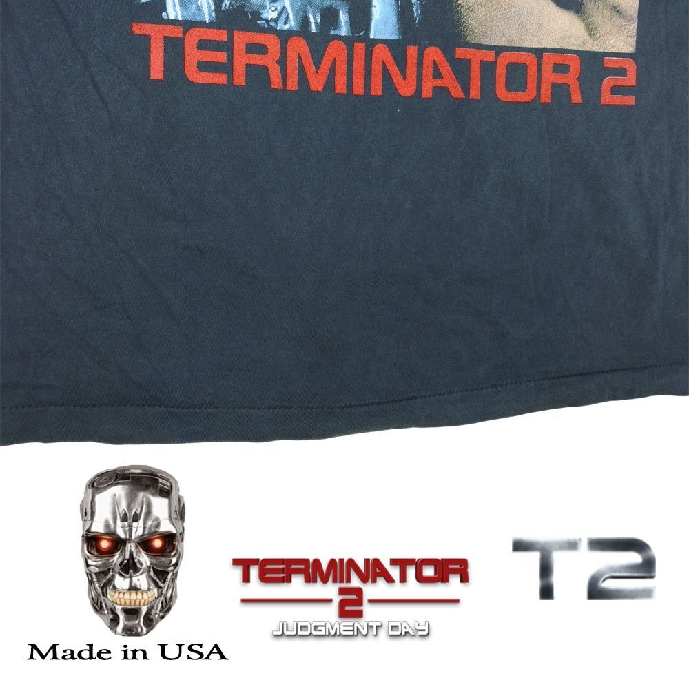 TERMINATER 2 ターミネーター Tシャツ 1991年 ムービーT USA製 チャコー