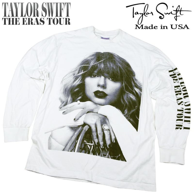 TAYLOR SWIFT テイラースウィフト ロンT 長袖 Tシャツ ホワイト L