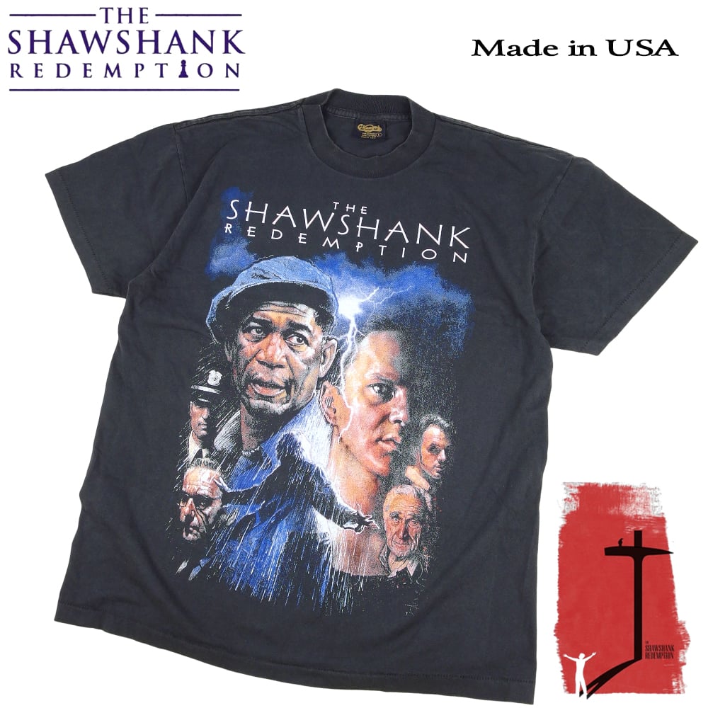 ショーシャンク の空に Shawshank Redemption Tシャツ 映画T 半袖 ブラ