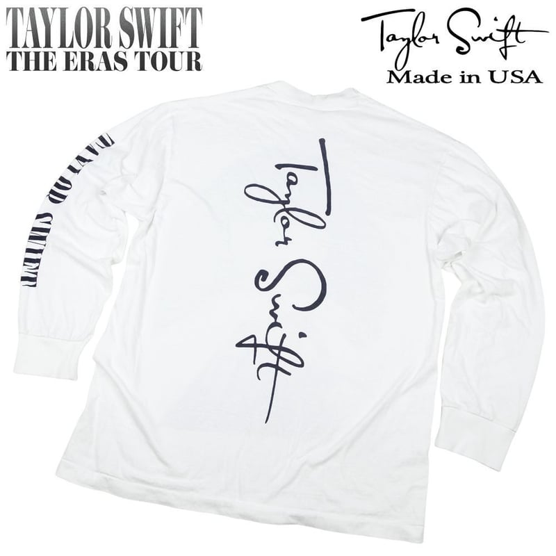 TAYLOR SWIFT テイラースウィフト ロンT 長袖 Tシャツ ホワイト L