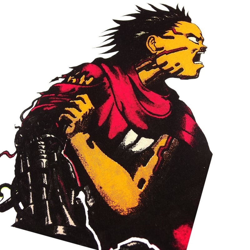 AKIRA アキラ アニメ Tシャツ USA製 ホワイト Lサイズ 半袖 メンズ