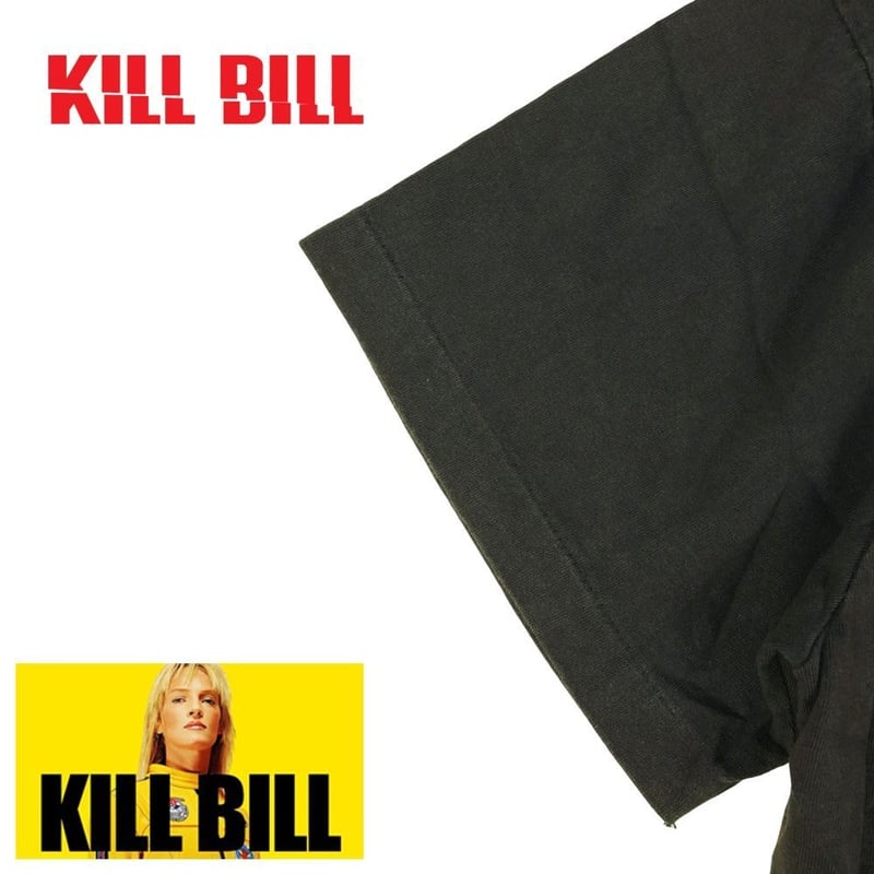 キルビル KILL BILL Tシャツ 半袖 映画T ブラック Lサイズ