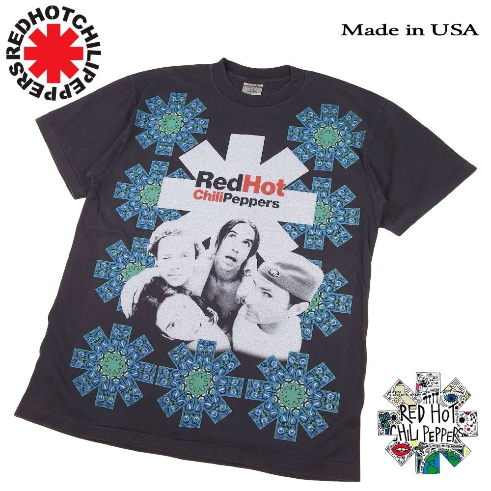 レッドホッドチリペッパーズ × フーファイターズ デッドストック Tシャツ RED HOT CHILIPEPPERS レッドホットチリペッパーズ Tシャツ USA