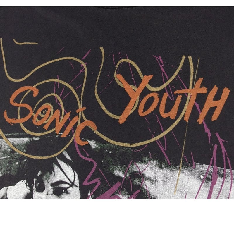 SONIC YOUTH ソニックユース Tシャツ ブラック Lサイズ AMERICAN EVO