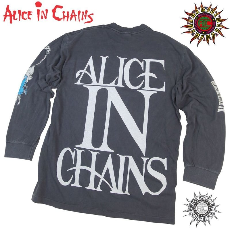 アリスインチェインズ　Alice In Chains ロングTシャツ　 L Amazon | [オソマロ] アリスインチェインズ ALICE IN CHAINS ロング