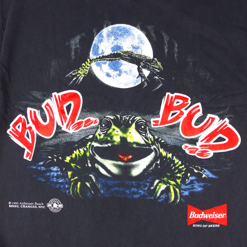 Budweiser バドワイザー Tシャツ ブラック Lサイズ 半袖 アメリカ