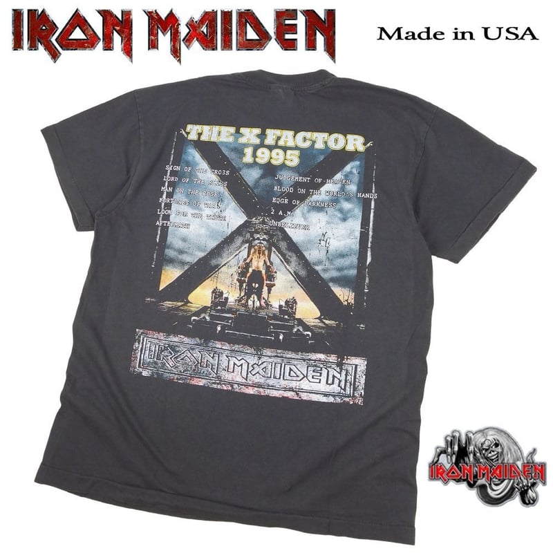 IRON MAIDEN アイアンメイデン Tシャツ 半袖 ブラック Lサイズ ヘヴィ