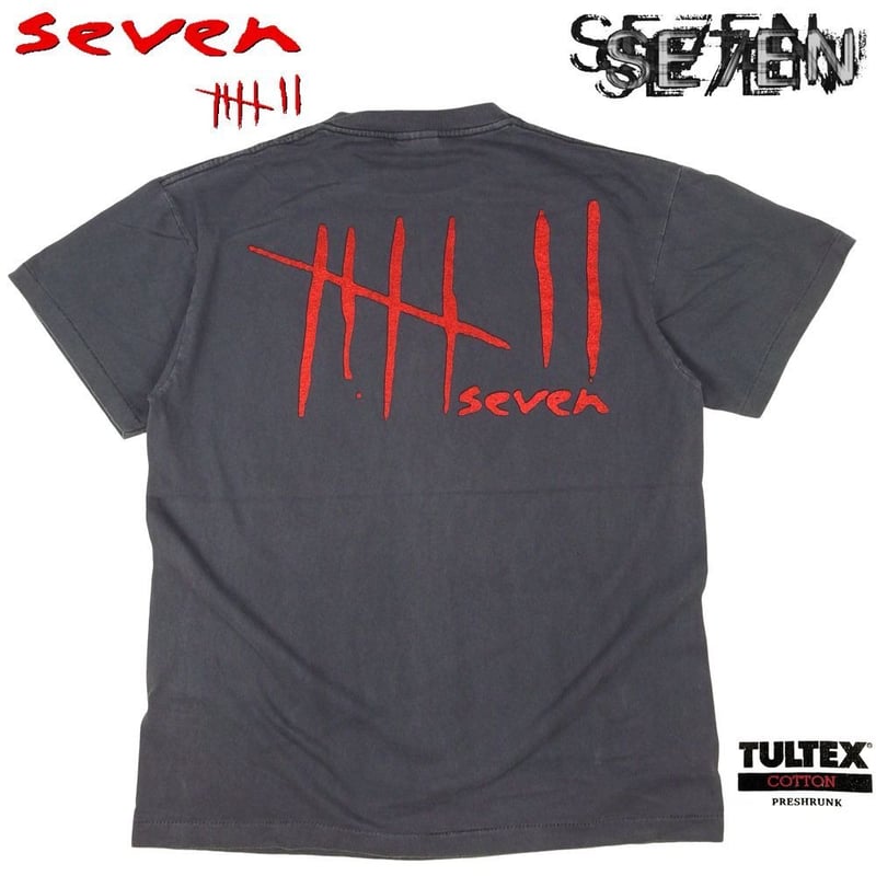 SEVEN セブン Tシャツ 半袖 1995 アメリカ ブラットピット 映画T