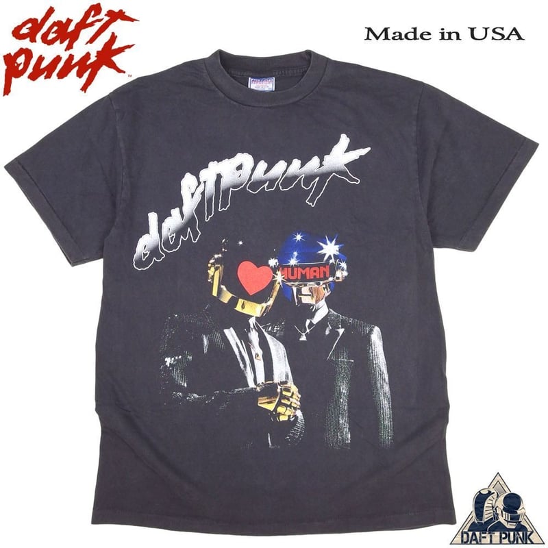 新品 イベント会場 限定 DAFT PUNK ダフトパンク Tシャツ daf tpunk ダフトパンク Tシャツ DAFT PUNK ブラック Lサイズ フランス