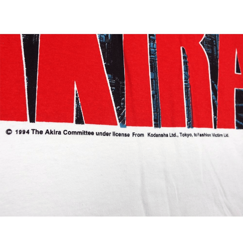 AKIRA アキラ アニメ Tシャツ USA製 ホワイト Lサイズ 半袖 メンズ