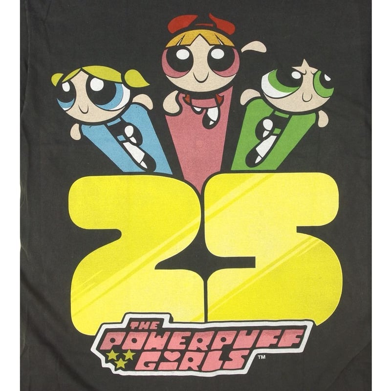 【新品未開封】パワーパフガールズ Tシャツ Lサイズ イエロー THE POWERPUFF GIRLS パワーパフガールズ Tシャツ ブラック Lサイズ