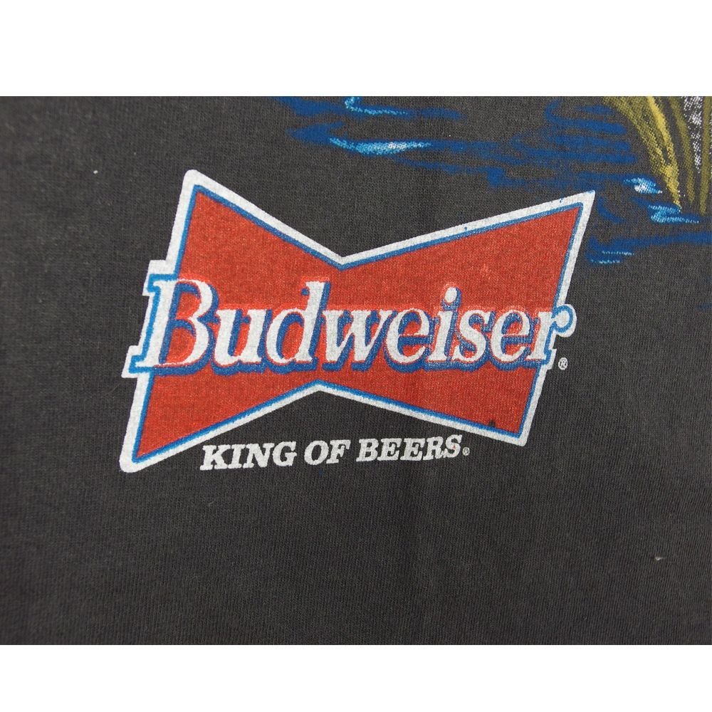 Budweiser バドワイザー Tシャツ ブラック Lサイズ 半袖 アメリカ