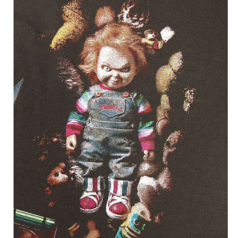 CHUCKY チャイルドプレイ チャッキー Tシャツ チャコール childplay