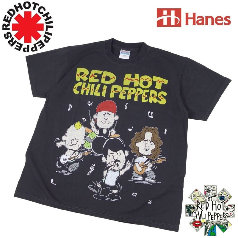 RED HOT CHILIPEPPERS レッドホットチリペッパーズ Tシャツ チャコール