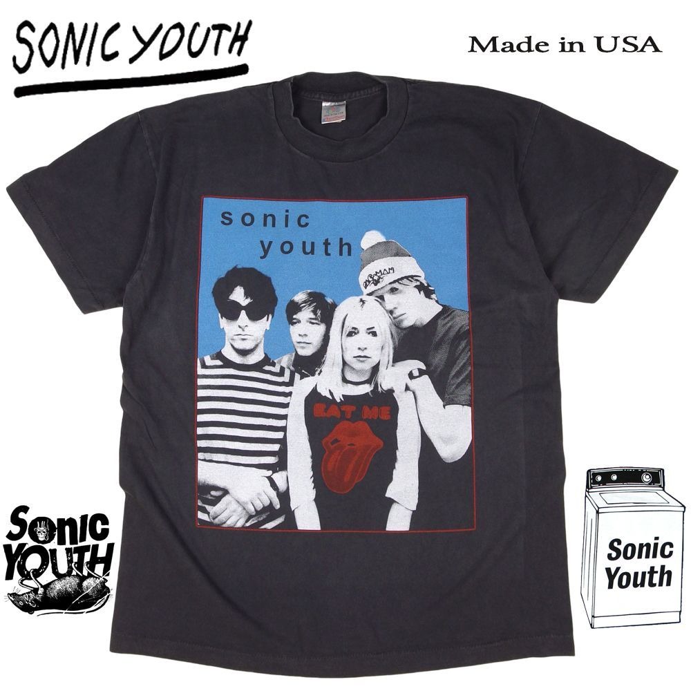 SONIC YOUTH ソニックユース Tシャツ USA ブラック Lサイズ