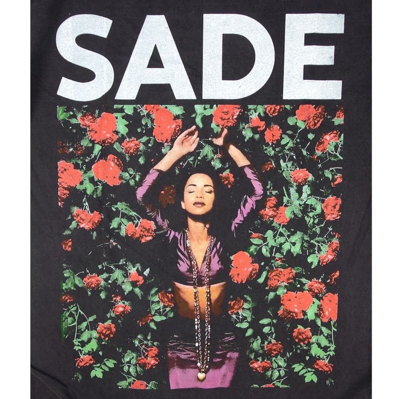 SADE シャーデー Tシャツ 半袖 ブラック バンドT イギリス ソウル