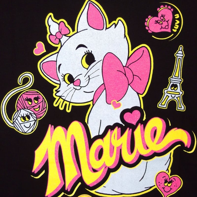 Marie マリー Disney ディズニー アニメ オシャレキャット Tシャツ