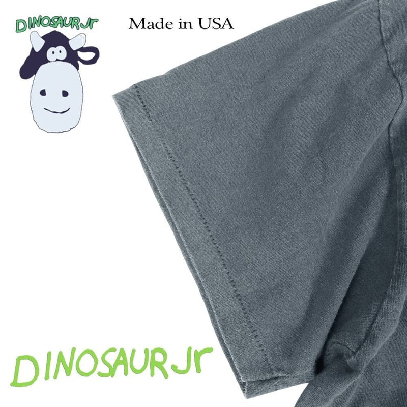 Dinosaur Jr ダイナソージュニア Tシャツ ブルドッグ USA チャコール