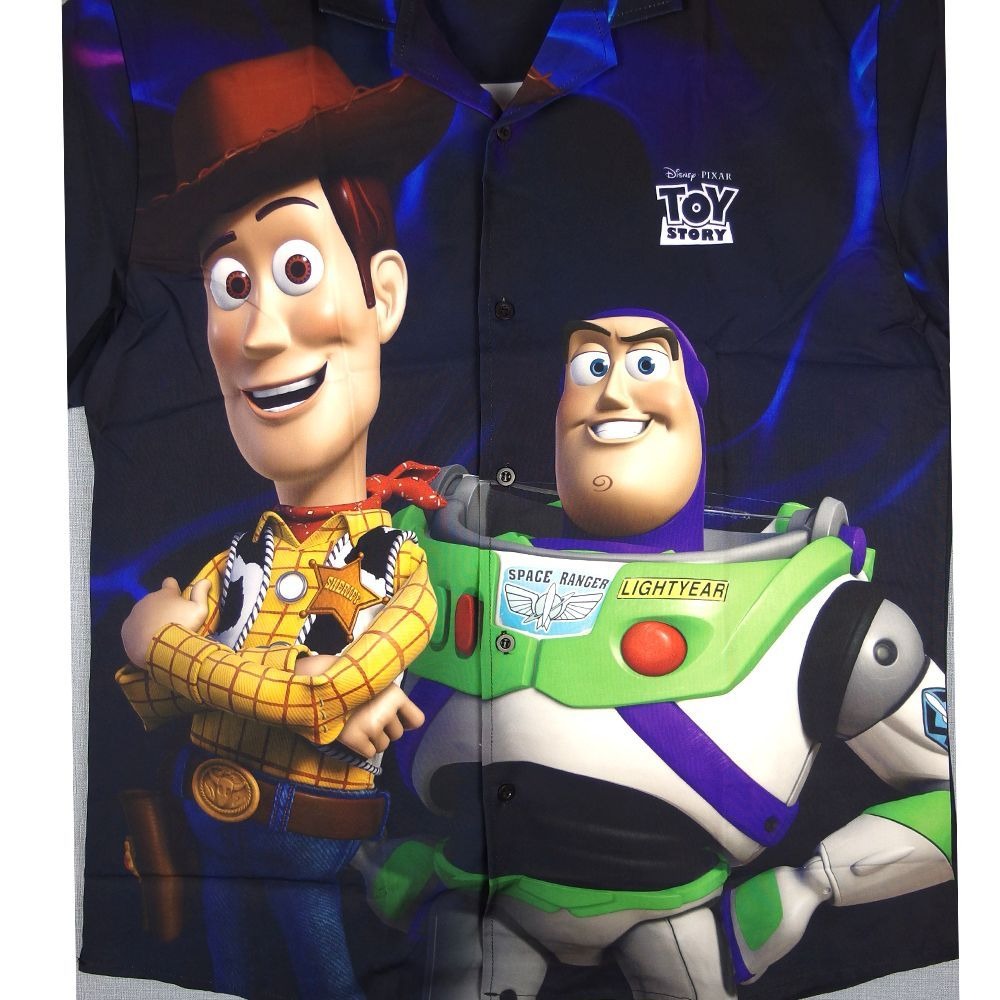 バズ・ライトイヤー アロハシャツ TOY STORY トイストーリー アロハシャツ ハワイアンシャツ 開襟シャツ