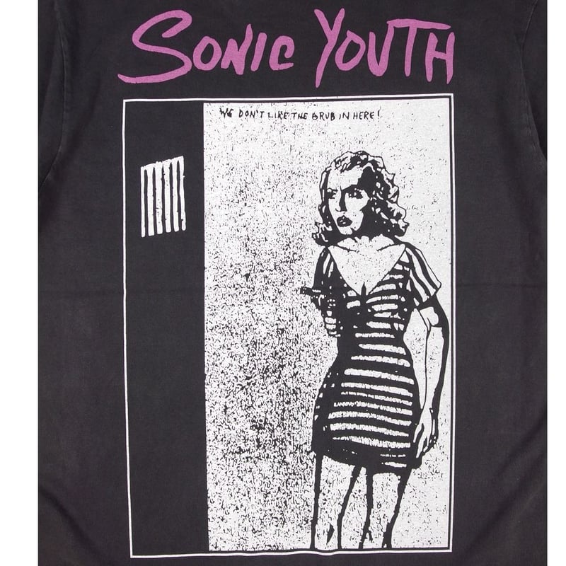 SONIC YOUTH ソニックユース Tシャツ USA ブラック Lサイズ ロックT