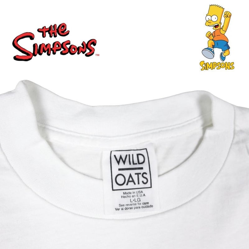 The Simpsons ザ シンプソンズ Tシャツ ホワイト Lサイズ 半袖