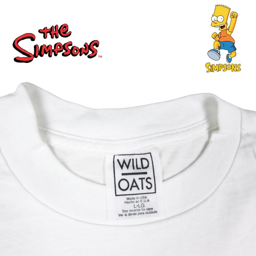 1989年 The Simpsons Tシャツ USA製 USA製 The Simpsons ヴィンテージTシャツ 世界一有名な家族の通販 by