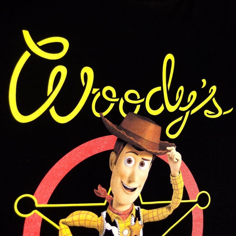 ウッディTシャツ WOODY BUZZ バズライトイヤー ブラック Disney