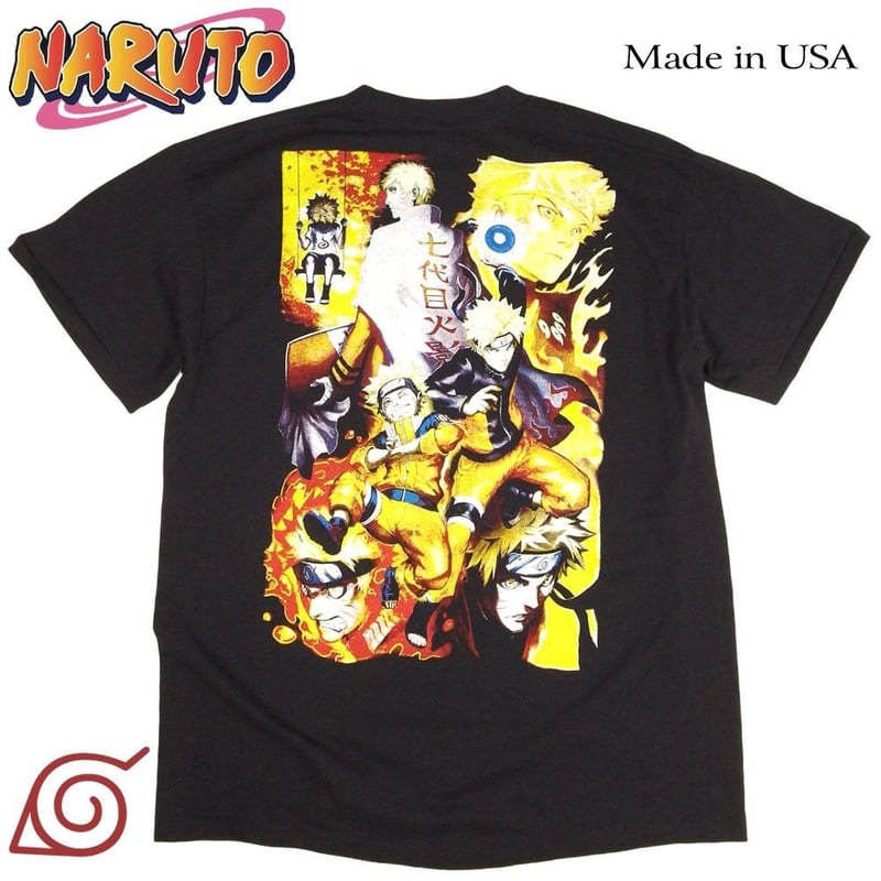NARUTO Tシャツ ナルト アニメ ブラック Lサイズ USA メンズ NARUTO Tシャツ ナルト アニメ ブラック Lサイズ USA メンズ