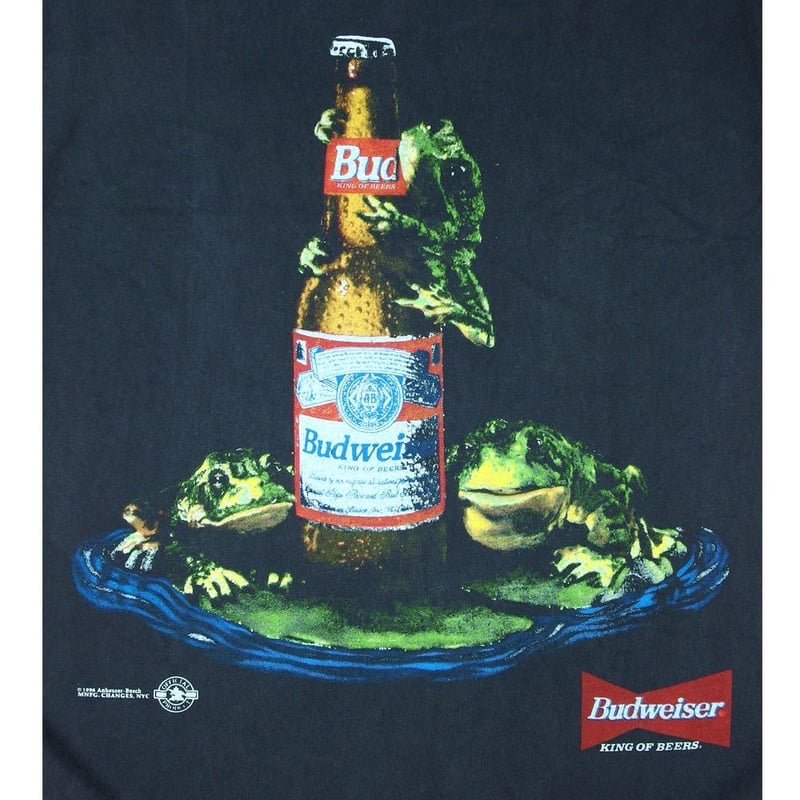 Budweiser バドワイザー Tシャツ ブラック Lサイズ 半袖 アメリカ