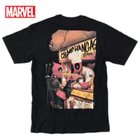 マーベル Tシャツ MARVEL メンズ デッドプール レディース 半袖 DEADPOOLアメコミ アベンジャーズ ブラック 黒 キャプテンアメリカ キャラクター 映画T eplus1135