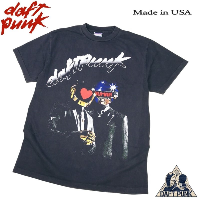 daf tpunk ダフトパンク Tシャツ DAFT PUNK ブラック Lサイズ フランス