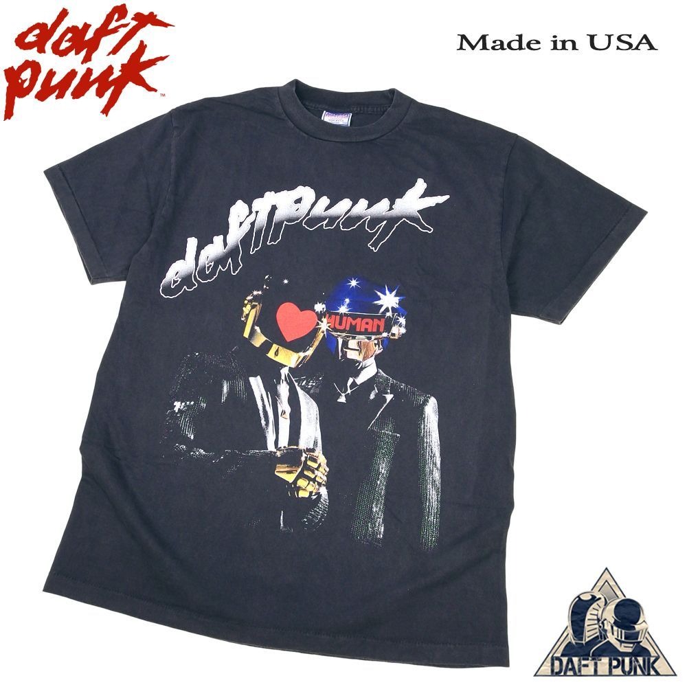daf tpunk ダフトパンク Tシャツ DAFT PUNK ブラック Lサイズ フランス